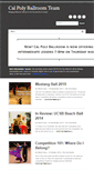 Mobile Screenshot of calpolyballroom.org